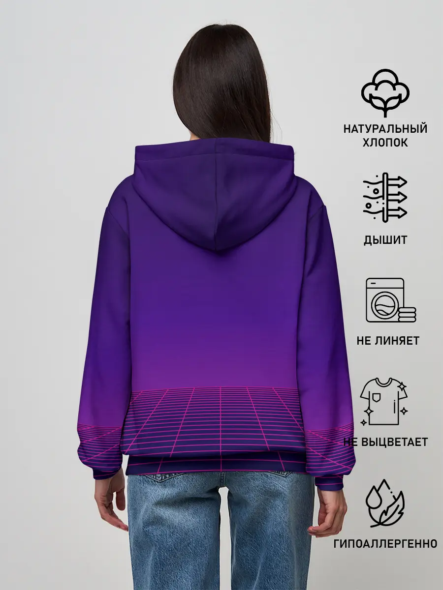 Женское худи / Ретро Футуризм