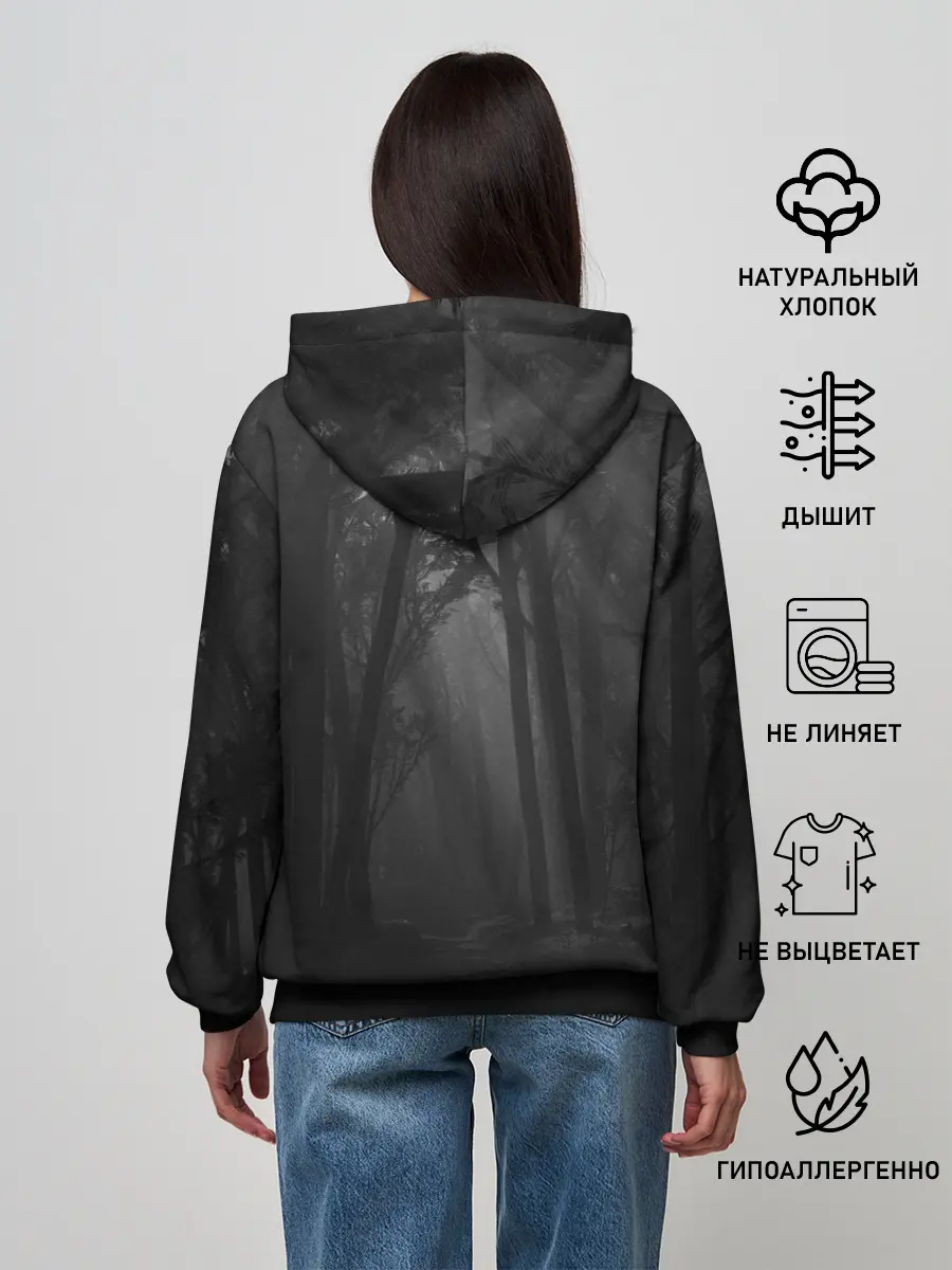 Женское худи / Ghost of Tsushima | Темный лес