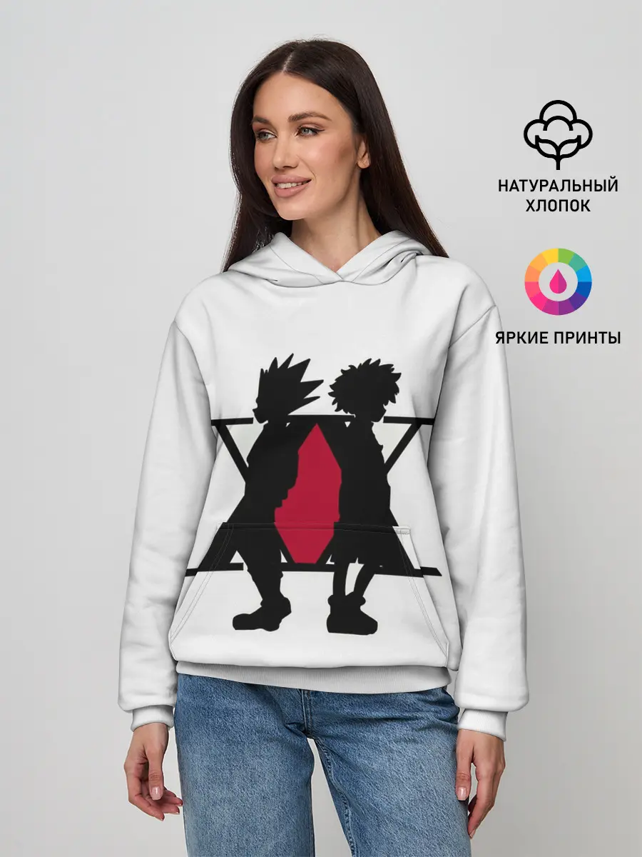 Женское худи / XX Гон Фрикс и Киллуа Золдик