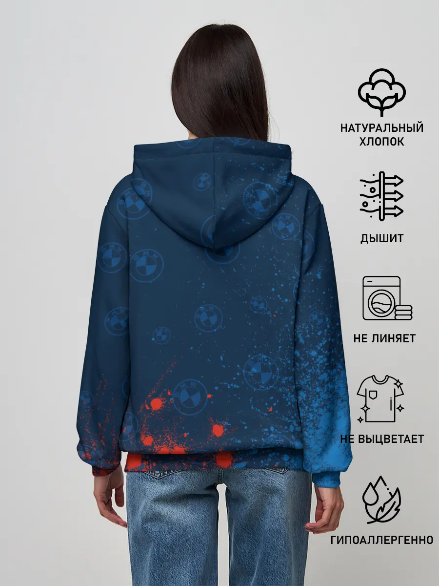 Женское худи / BMW / БМВ