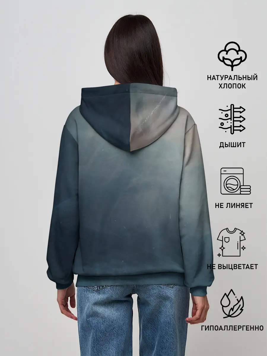 Женское худи / АКВА в свитшоте