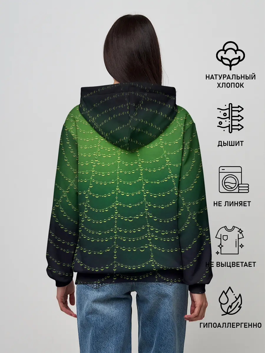 Женское худи / Паутина в лесу