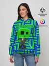 Женское худи / Minecraft | Creeper