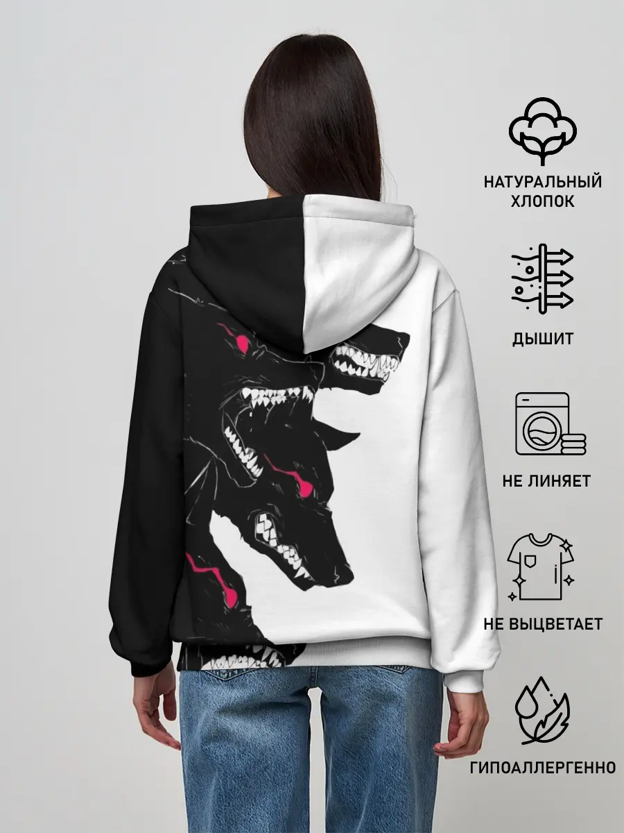 Женское худи / Волки