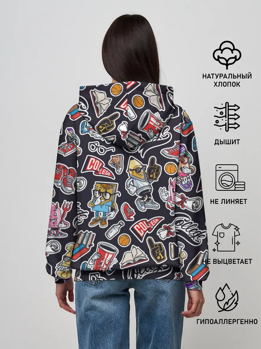 Женское худи / Pop art