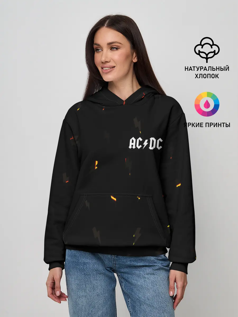 Женское худи / AC DС