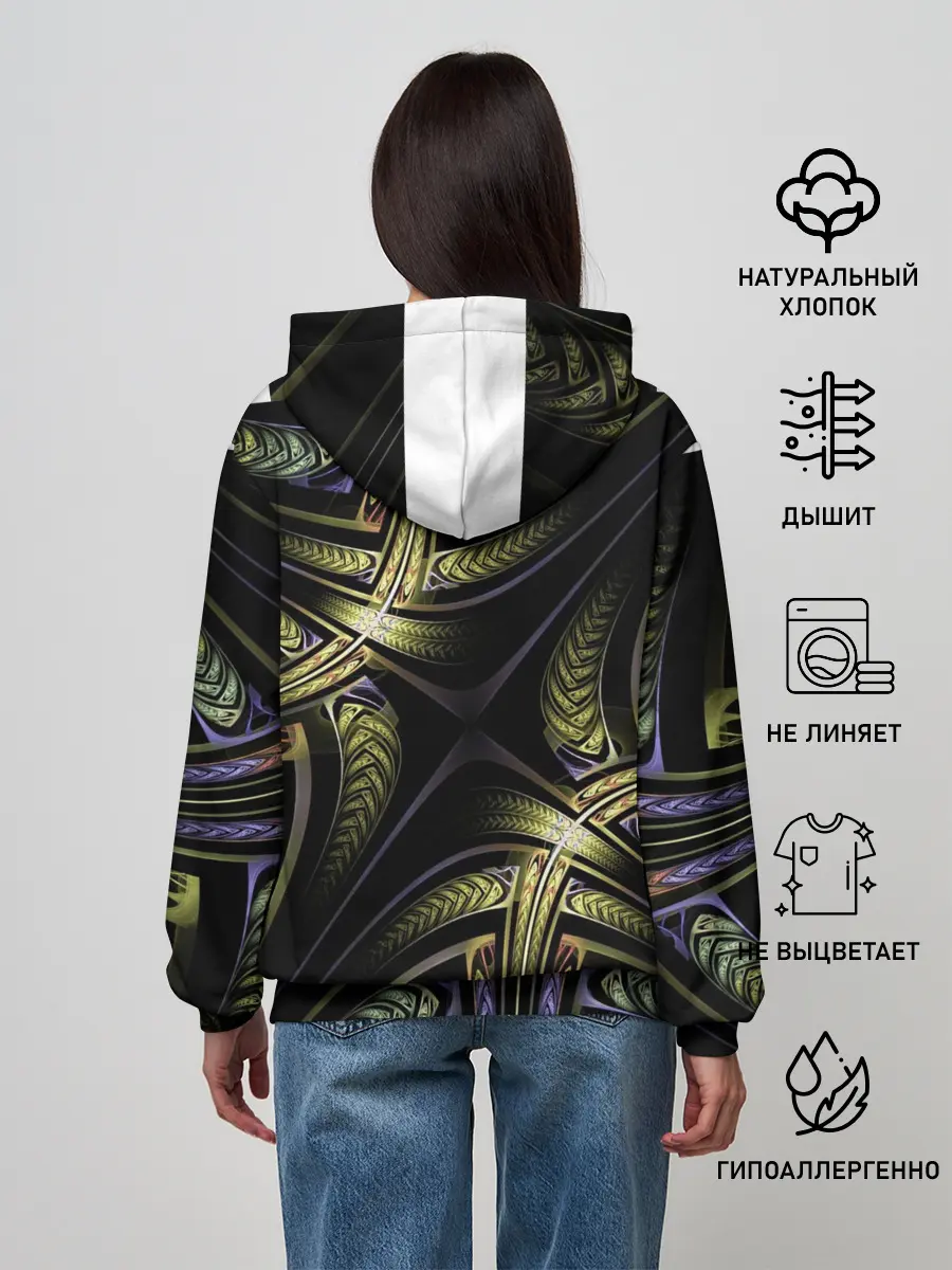 Женское худи / Абстракция