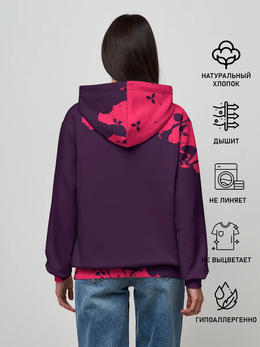 Женское худи / MITSUBISHI / МИТСУБИСИ