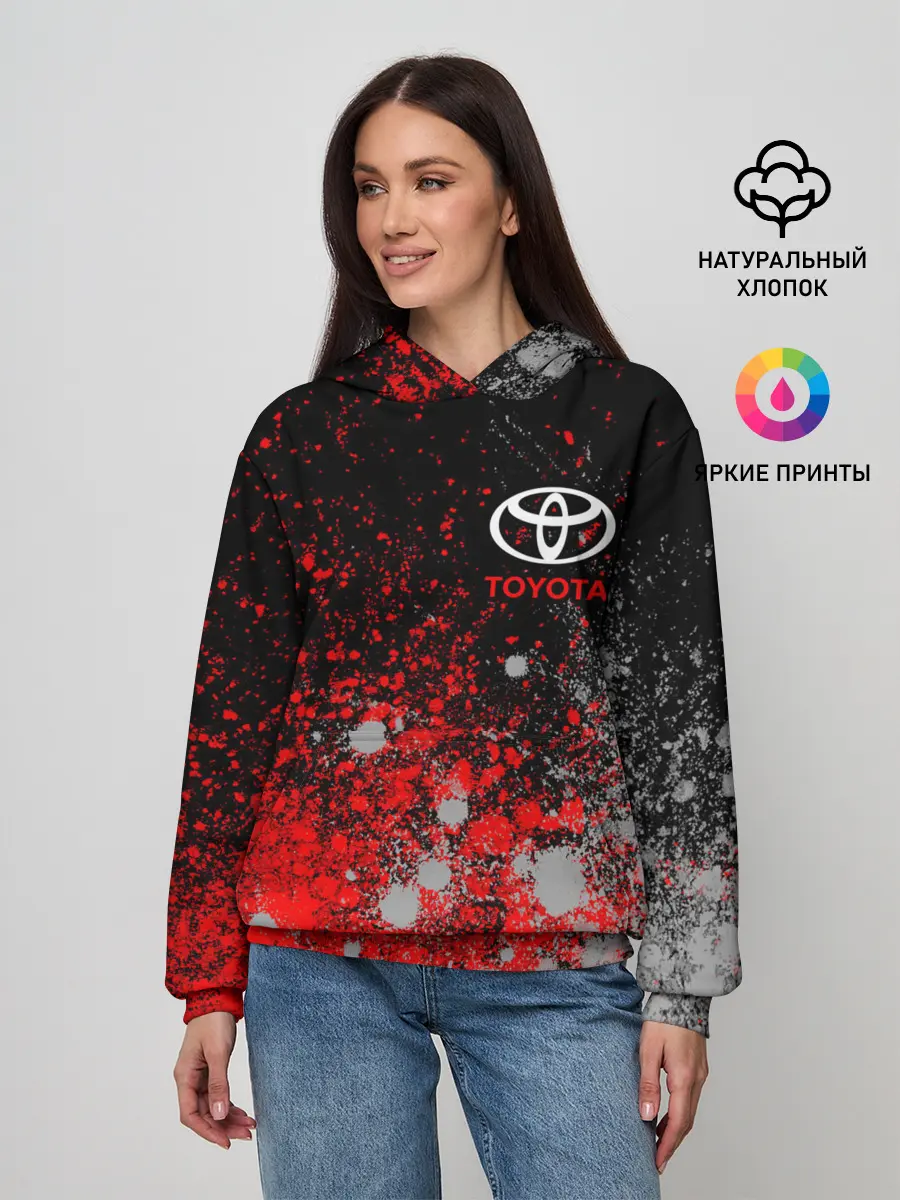 Женское худи / TOYOTA / ТОЙОТА