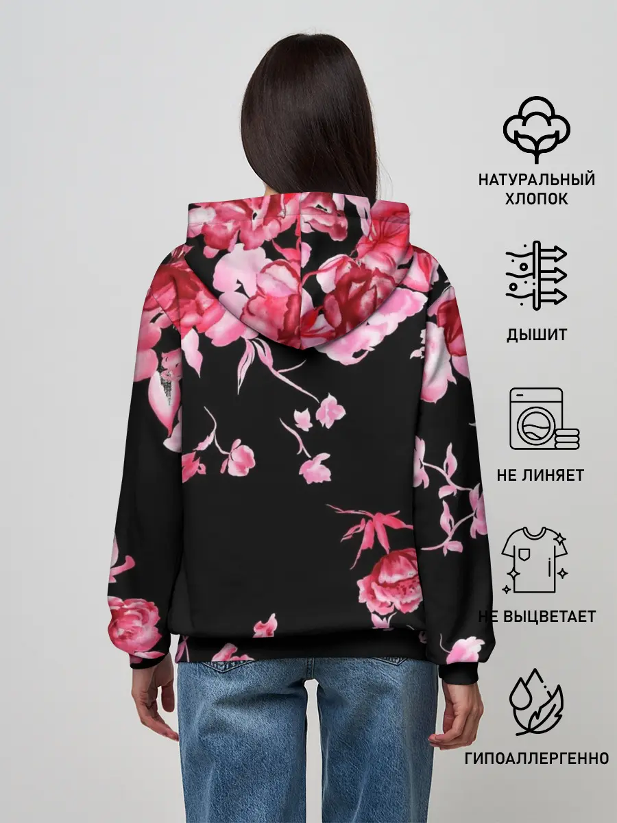 Женское худи / Цветы