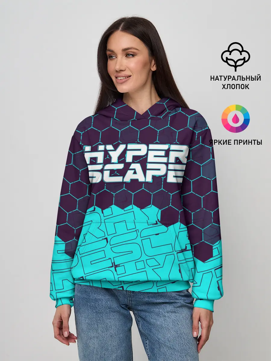 Женское худи / HYPER SCAPE / ХАЙПЕР СКЕЙП