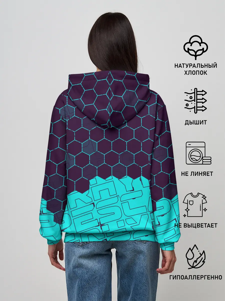 Женское худи / HYPER SCAPE / ХАЙПЕР СКЕЙП