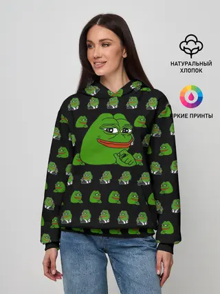 Женское худи / Frog Pepe