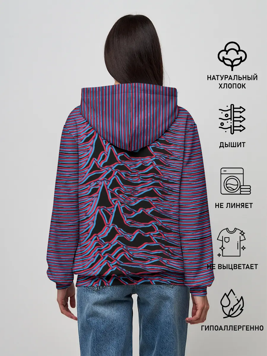 Женское худи / Joy Division Glitch