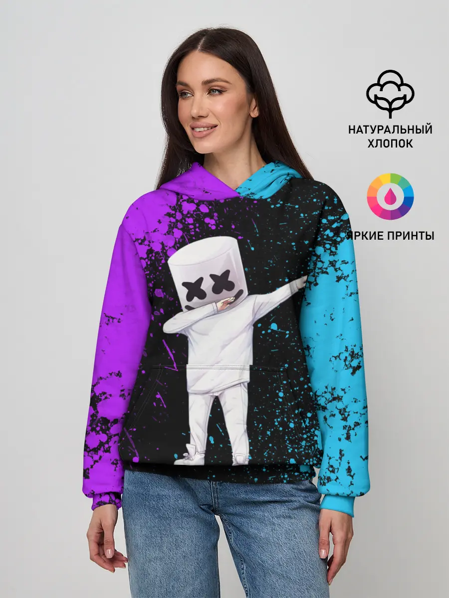 Женское худи / MARSHMELLO