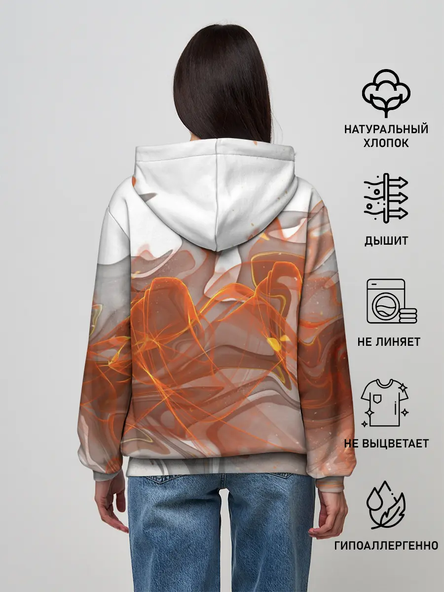 Женское худи / ОГОНЬ