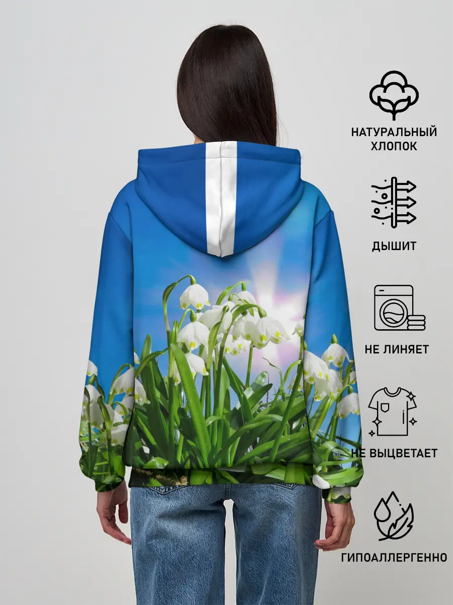 Женское худи / Подснежники