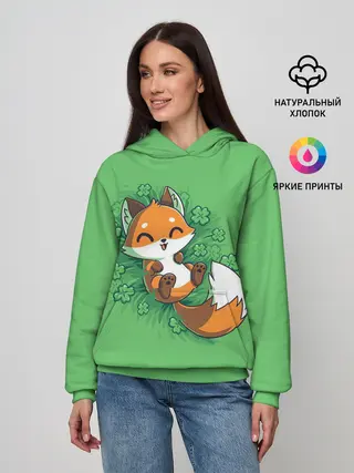 Женское худи / Удачливый лис