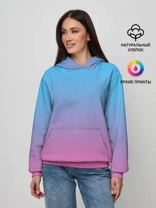 Женское худи / Текстура Неоновая