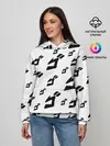 Женское худи / JOJO PATTERN BW