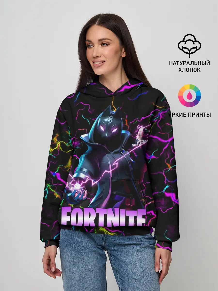 Женское худи / Fortnite | Молнии