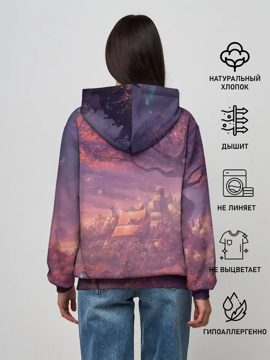 Женское худи / Fantasy Forest