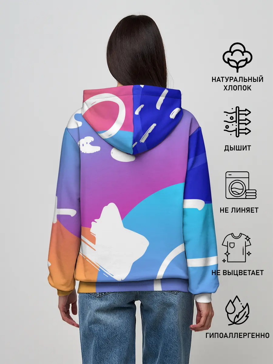 Женское худи / Градация цвета