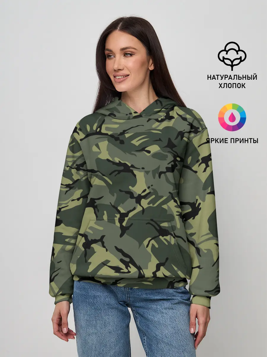 Женское худи / Камуфляж
