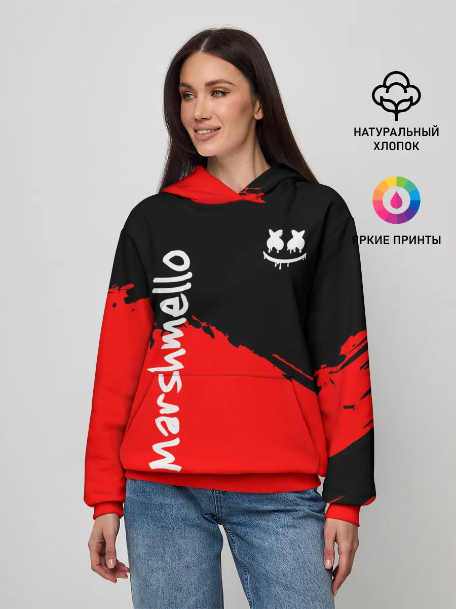 Женское худи / Marshmello