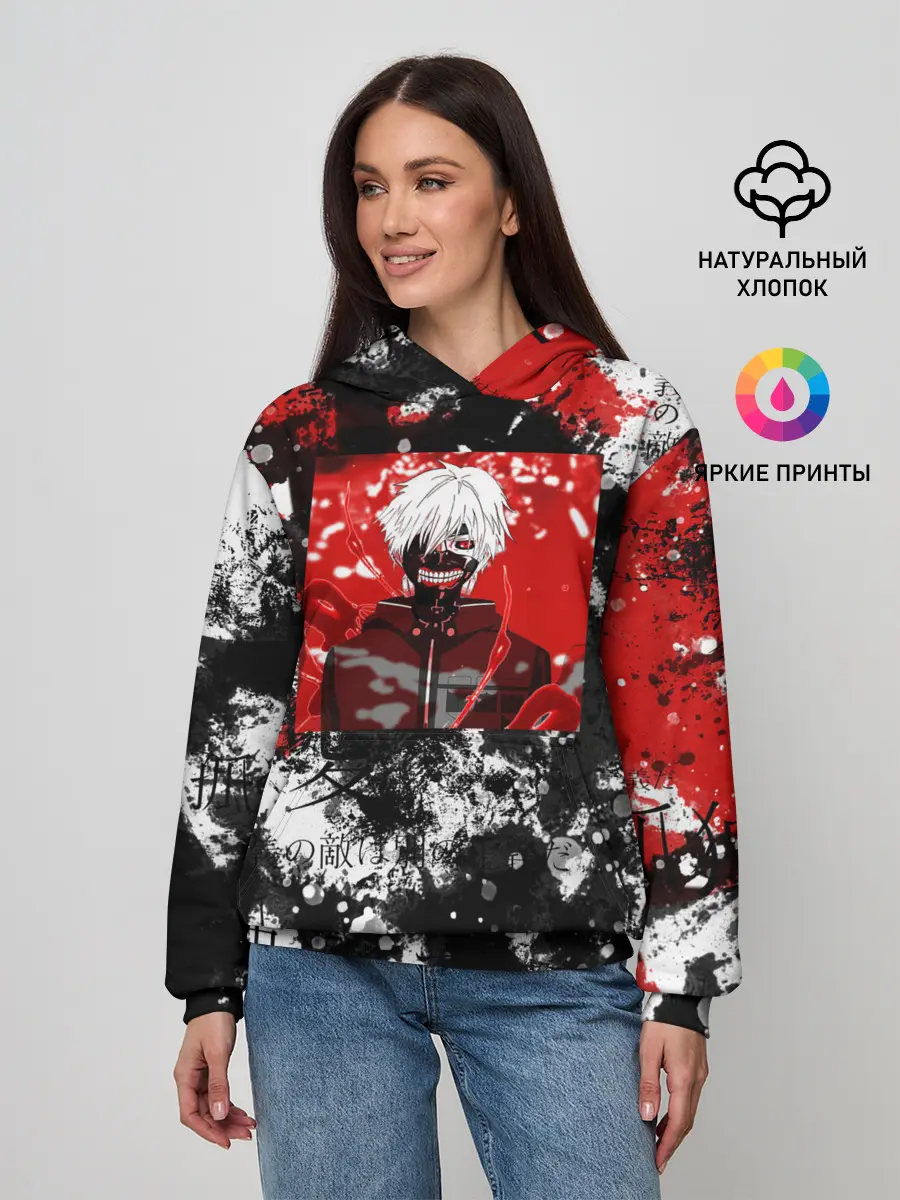 Женское худи / Кен канеки