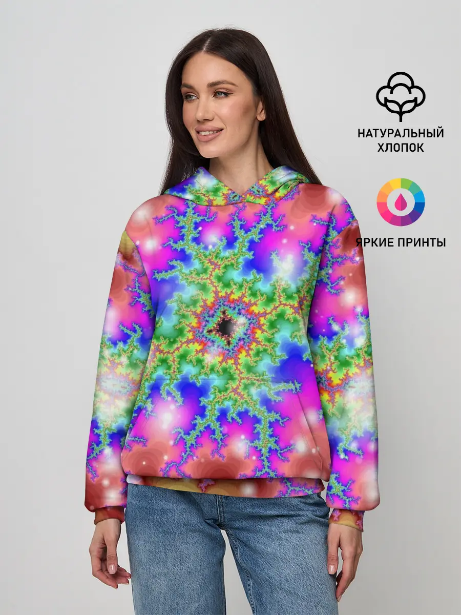 Женское худи / Абстракция