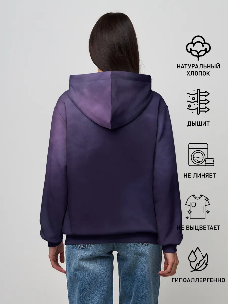 Женское худи / Space Lion