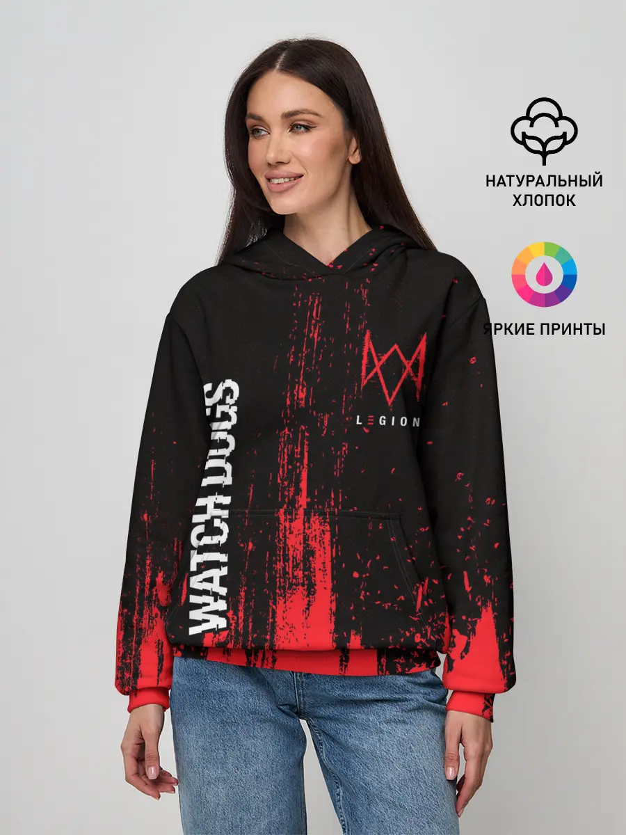 Женское худи / WATCH DOGS LEGION / ВОТЧ ДОГС