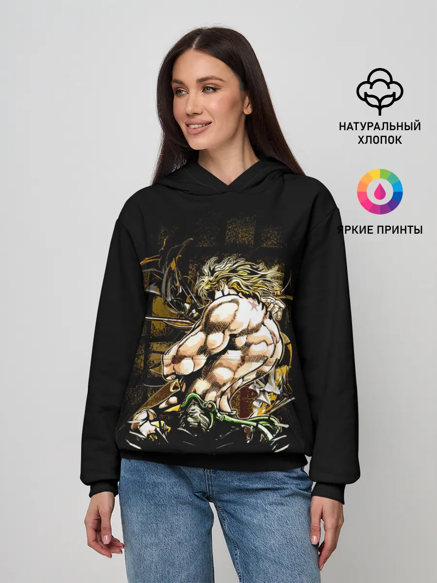 Женское худи / Джонатан на черном