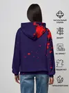 Женское худи / Дзётаро красные брызги