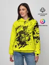Женское худи / Джонатан на желтом брызги