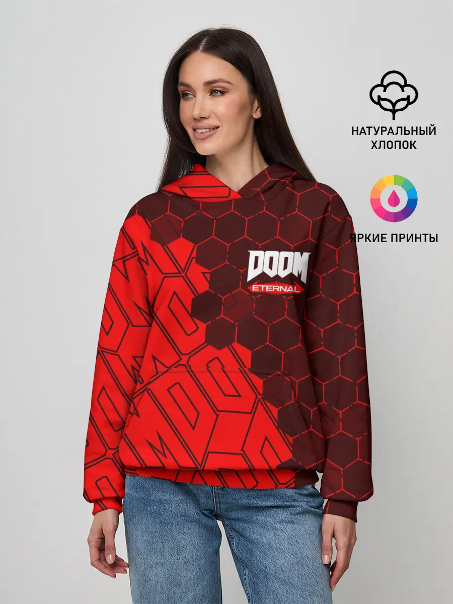 Женское худи / DOOM ETERNAL / ДУМ ЭТЕРНАЛ
