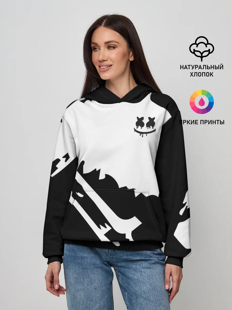 Женское худи / Marshmello
