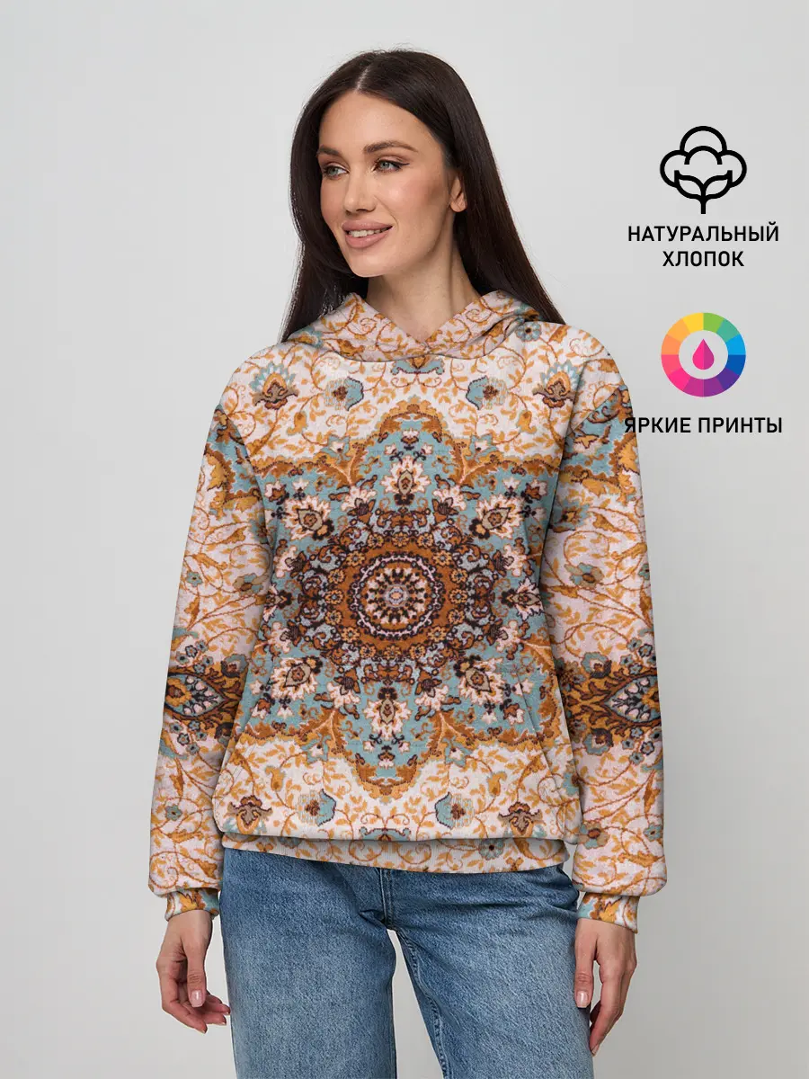 Женское худи / Старый ковер