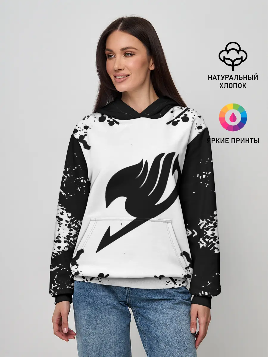 Женское худи / Хвост Феи в белом круге