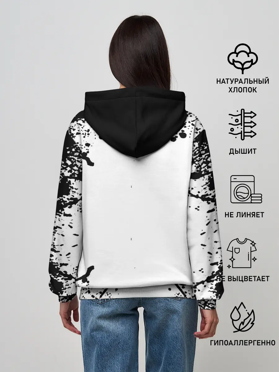 Женское худи / Хвост Феи в белом круге