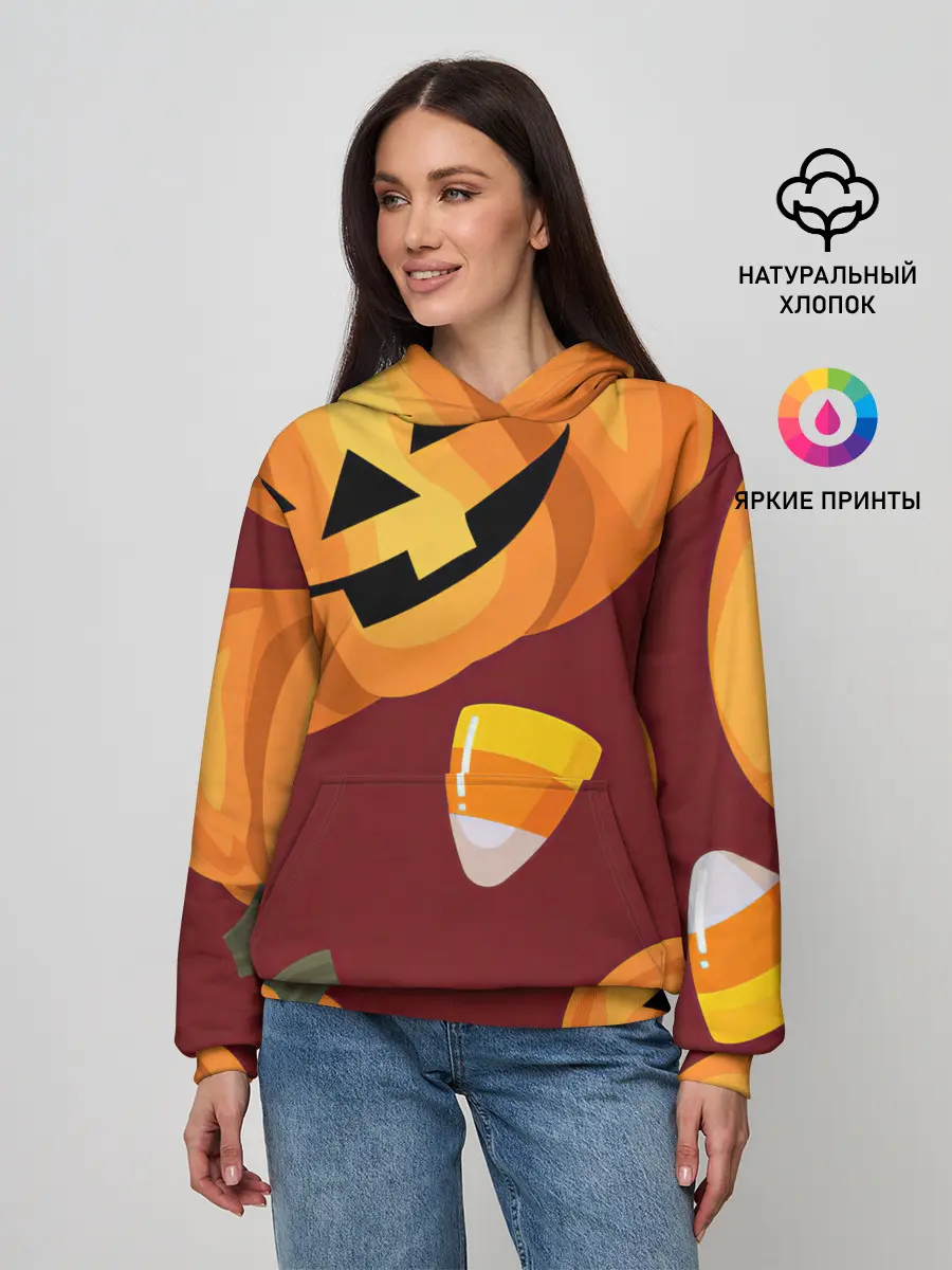 Женское худи / Сладкие хэллоуин