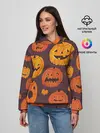Женское худи / Весёлые тыквы