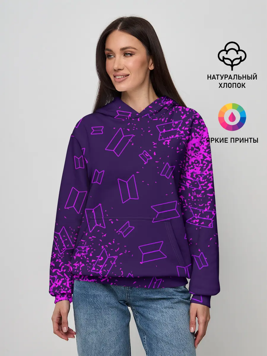 Женское худи / BTS / БТС