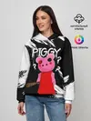 Женское худи / ROBLOX PIGGY - СВИНКА ПИГГИ