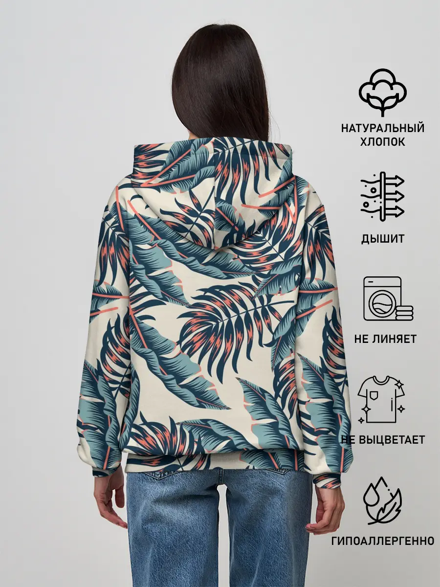 Женское худи / Тихие тропики