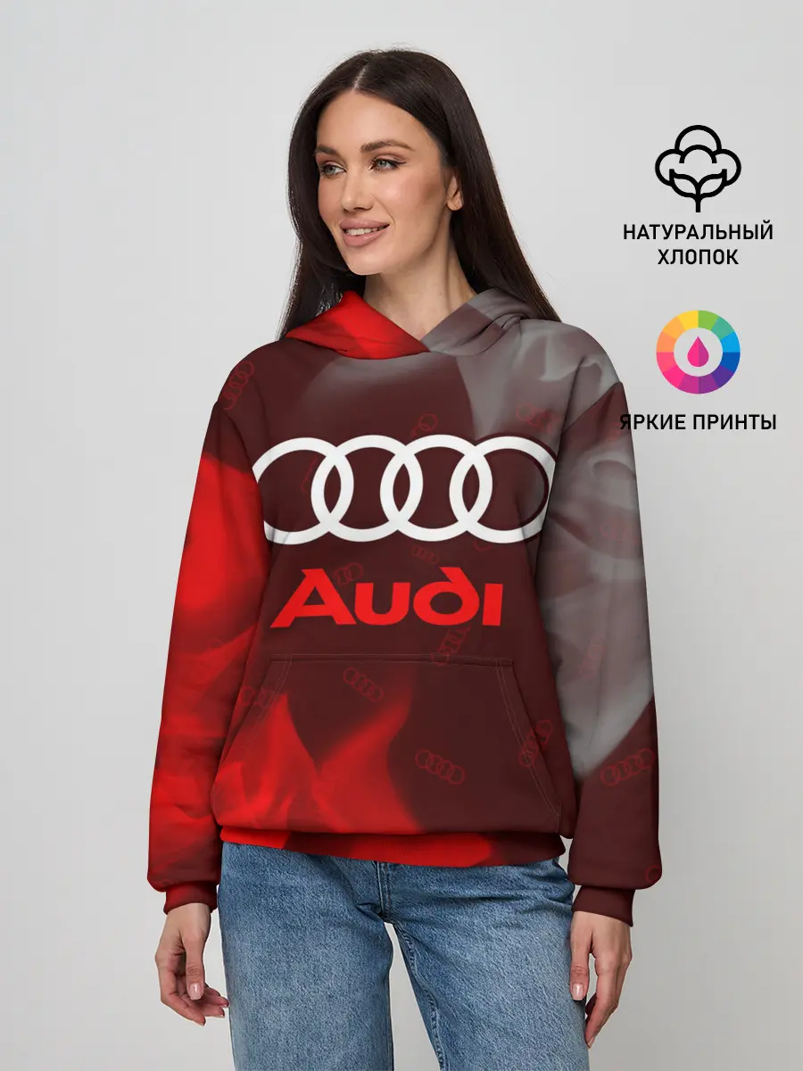 Женское худи / AUDI / АУДИ