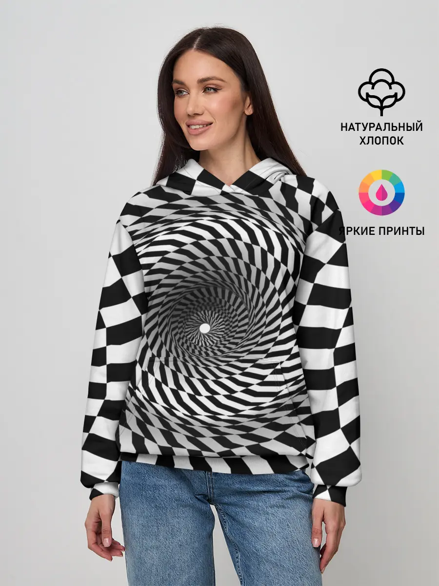 Женское худи / иллюзия