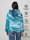 Женское худи / Вода волны пена море
