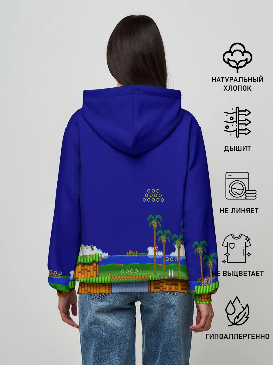 Женское худи / Sonic.